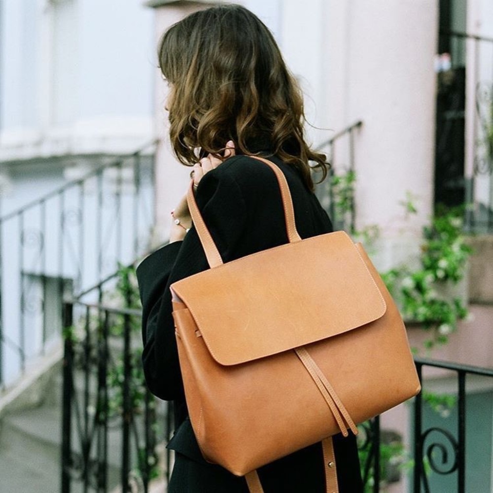 New condition Mansur Gavriel  Lady Bag - Cammello/Rosa